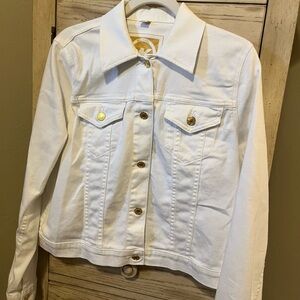 Michael Kors White Denim Jacket